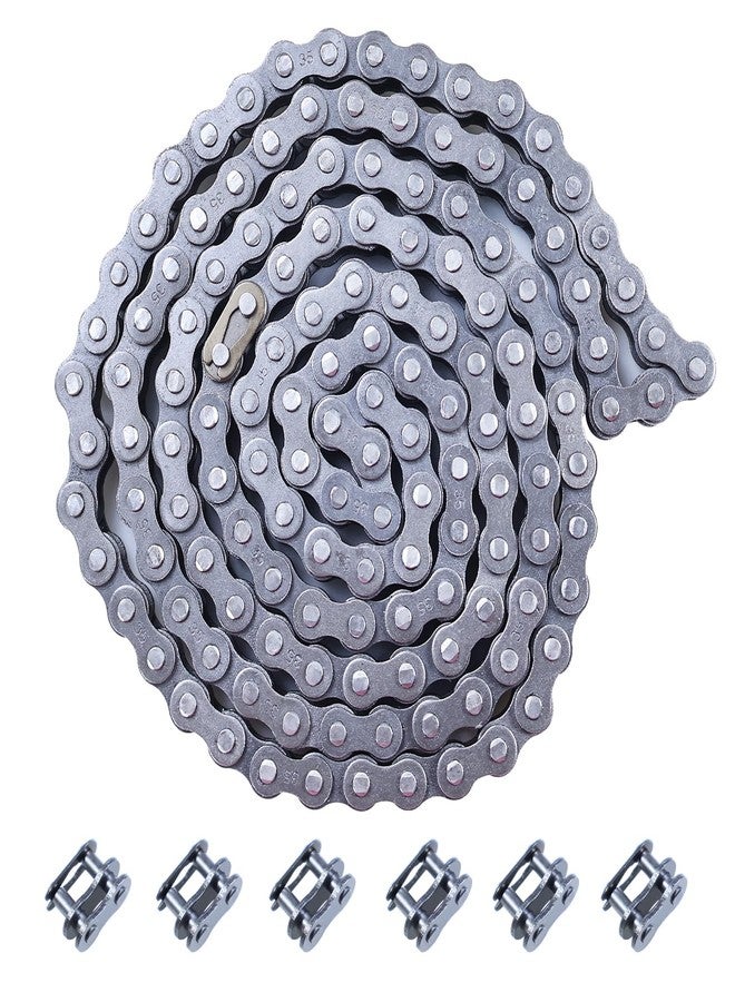 HOLATO 35 Drive Chain 140 Links for Motovox MBX10 MBX11 Baja Doodle Bug DB30 Blitz Racer Coleman CT100U CC100X CK100 SK100 Mega Moto MM-B80 TrailMaster RT100 Mini Bike Go Kart Heavy Duty Parts - Image 1
